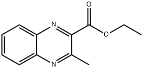 乙基3-甲基-2-喹喔啉羧酸酯 结构式