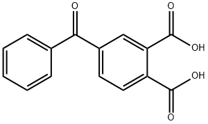 4-苯甲酰基邻苯二甲酸 结构式