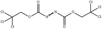 偶氮基二羧酸双(2,2,2-三氯乙酯) 结构式