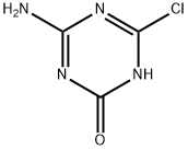 4-氨基-6-氯-1,3,5-三嗪-2(5H)-酮 结构式