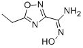 1,2,4-Oxadiazole-3-carboximidamide,5-ethyl-N-hydroxy- 结构式