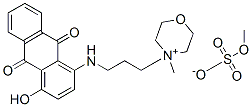 羟基蒽醌氨丙基甲基吗啉氮鎓甲基硫酸盐 结构式