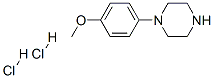 1-(4-甲氧基苯基)哌嗪盐酸盐 结构式