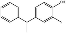4-(1-phenylethyl)-o-cresol 结构式
