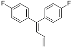 1,1-BIS-(4-FLUOROPHENYL)-BUTA-1,3-DIENE 结构式