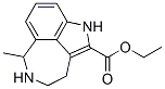 3,4,5,6-Tetrahydro-6-methyl-1H-azepino[5,4,3-cd]indole-2-carboxylic acid ethyl ester 结构式