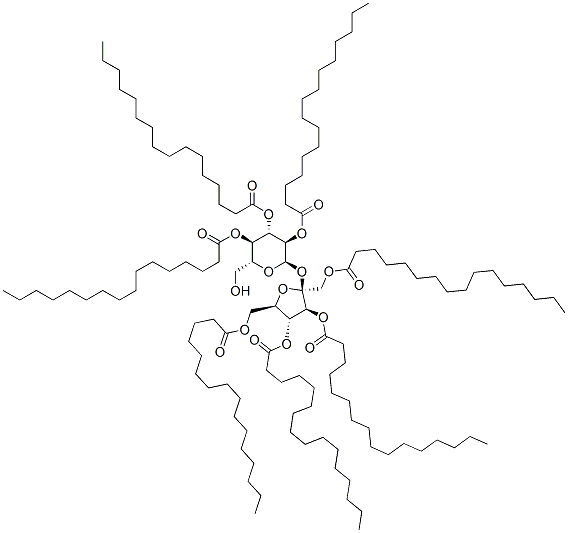 sucrose heptapalmitate 结构式