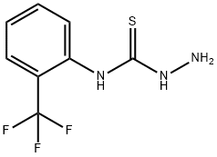 4-[2-(三氟甲基)苯基]-3-氨基硫脲 结构式