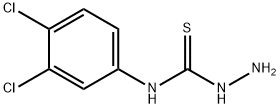 3-氨基-1-(3,4-二氯苯基)硫脲 结构式