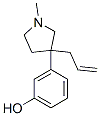 3-[1-Methyl-3-(2-propenyl)-3-pyrrolidinyl]phenol 结构式