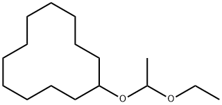 Cyclododecane, (1-ethoxyethoxy)- 结构式