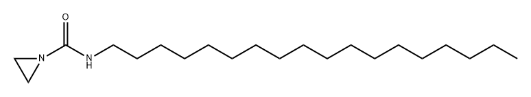 N-octadecylaziridine-1-carboxamide 结构式