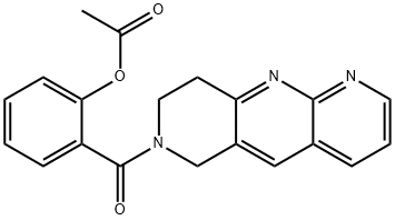 Pyrido[2,3-b][1,6]naphthyridine, 7-[2-(acetyloxy)benzoyl]-6,7,8,9-tetrahydro- (9CI) 结构式