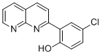 Phenol, 4-chloro-2-(1,8-naphthyridin-2-yl)- (9CI) 结构式