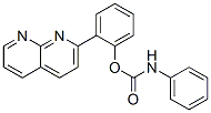 Phenol, 2-(1,8-naphthyridin-2-yl)-, phenylcarbamate (ester) (9CI) 结构式