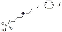 Thiosulfuric acid S-[3-[[4-(4-methoxyphenyl)butyl]amino]propyl] ester 结构式