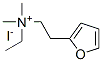 ethyl-[2-(2-furyl)ethyl]-dimethyl-azanium iodide 结构式