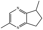 5H-Cyclopentapyrazine, 6,7-dihydro-2,5-dimethyl- 结构式