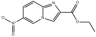6-硝基咪唑[1,2-A]吡啶-2-羧酸乙酯 结构式
