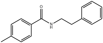 BenzaMide, 4-Methyl-N-(2-phenylethyl)- 结构式