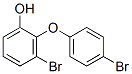 2-(4-Bromophenoxy)-3-bromophenol 结构式