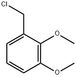 2,3-二甲氧基苄基氯 结构式