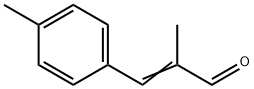 2-甲基-3-(4-甲苯基)-2-丙烯醛 结构式