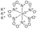 六硝基铱(III)酸钾 结构式