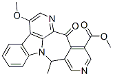 (+)-8,13-Dihydro-3-methoxy-8-methyl-13-oxo-1,7b,10-triazabenzo[5,6]cyclohepta[1,2,3-jk]fluorene-12-carboxylic acid methyl ester 结构式