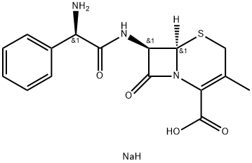 头孢氨苄钠 结构式