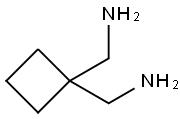 1,1-环丁烷二甲胺 结构式