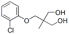2-[(o-Chlorophenoxy)methyl]-2-methyl-1,3-propanediol 结构式