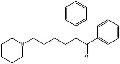 2-Phenyl-6-piperidinohexynophenone 结构式