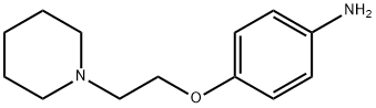 4-(2-哌啶-4-乙氧基)苯胺 结构式