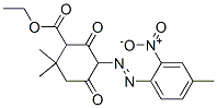 ethyl 6,6-dimethyl-3-[(4-methyl-2-nitrophenyl)azo]-2,4-dioxocyclohexanecarboxylate 结构式