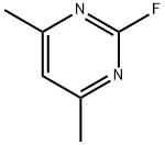 2-氟-4,6-二甲基嘧啶 结构式