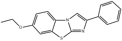 7-ETHOXY-2-PHENYLIMIDAZO[2,1-B]BENZOTHIAZOLE 结构式