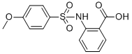 2-(4-METHOXY-BENZENESULFONYLAMINO)-BENZOIC ACID 结构式