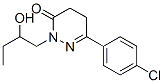 6-(4-CHLOROPHENYL)-4,5-DIHYDRO-2-(2-HYDROXYBUTYL)-3(2H)- PYRIDAZINONE) 结构式