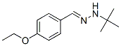 Benzaldehyde, 4-ethoxy-, (1,1-dimethylethyl)hydrazone (9CI) 结构式