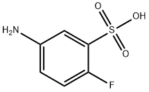 5-氨基-2-氟苯磺酸 结构式