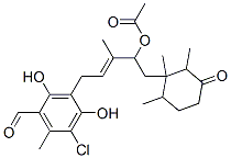 氯丛赤壳素 结构式