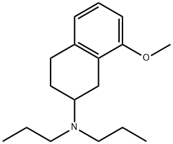 8-methoxy-2-(di-n-propylamino)tetralin 结构式