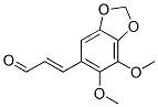 (E)-3-(6,7-Dimethoxy-1,3-benzodioxol-5-yl)-2-propenal 结构式