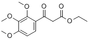 三甲氧基苯甲酰乙酸乙酯 结构式