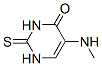 4(1H)-Pyrimidinone, 2,3-dihydro-5-(methylamino)-2-thioxo- (9CI) 结构式