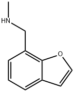 N-甲基-7-苯并呋喃甲胺 结构式