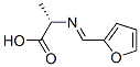 L-Alanine, N-(2-furanylmethylene)- (9CI) 结构式