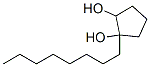 1,2-Cyclopentanediol, 1-octyl- (9CI) 结构式