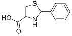2-PHENYL-1,3-THIAZOLIDINE-4-CARBOXYLIC ACID 结构式